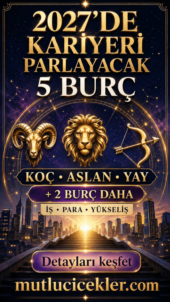 2027'de kariyeri parlayacak burçlar