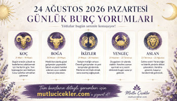 24 Ağustos 2026 Pazartesi Günlük Burç Yorumları