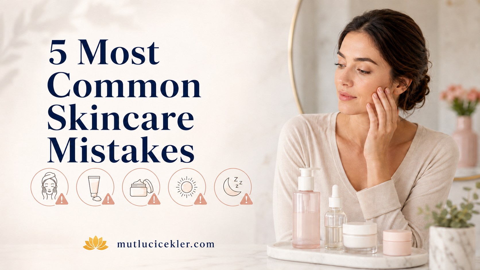5 Most Common Skincare Mistakes