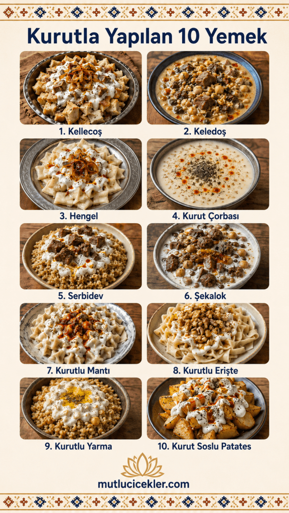 kurutla yapılan 10 yemek