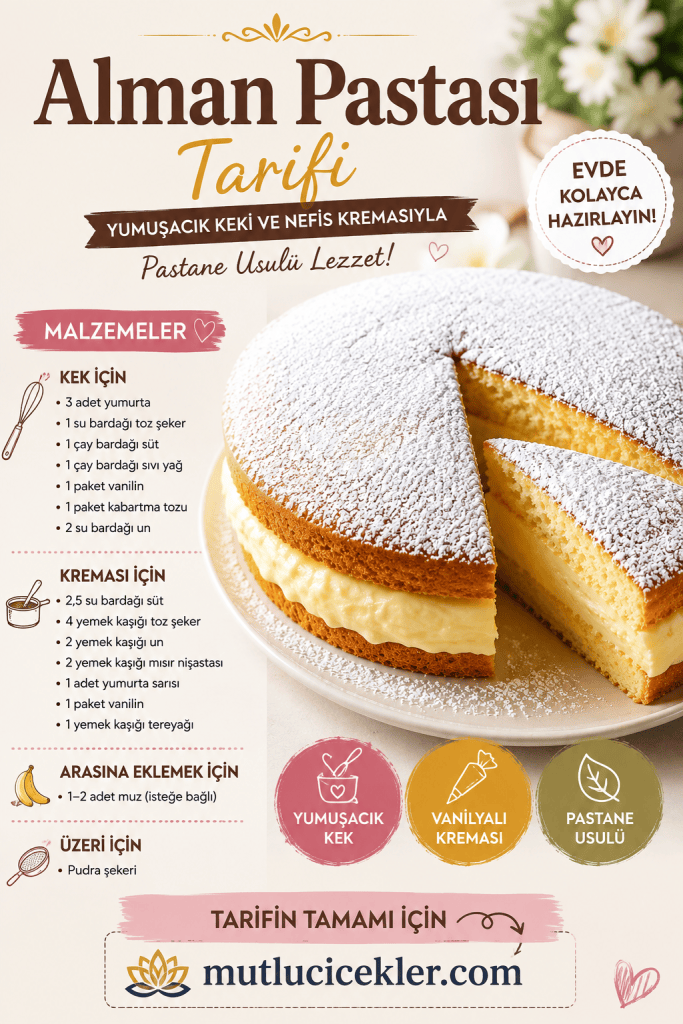 alman pastası tarifi