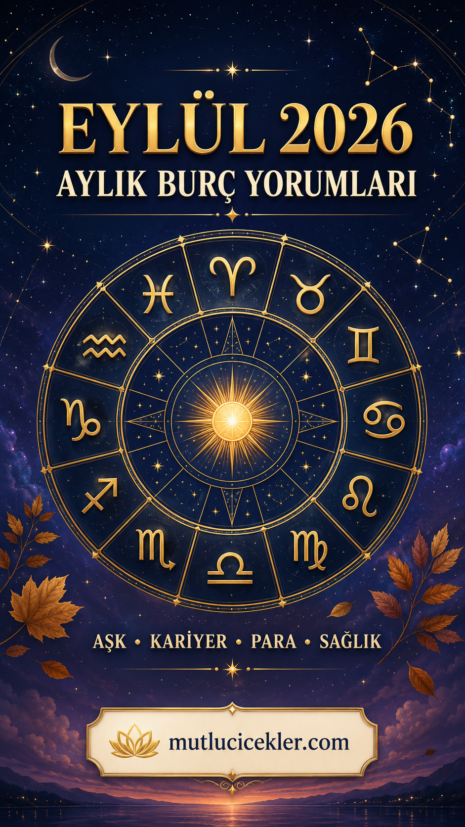 Eylül 2026 aylık burç yorumları aşk kariyer para ve sağlık