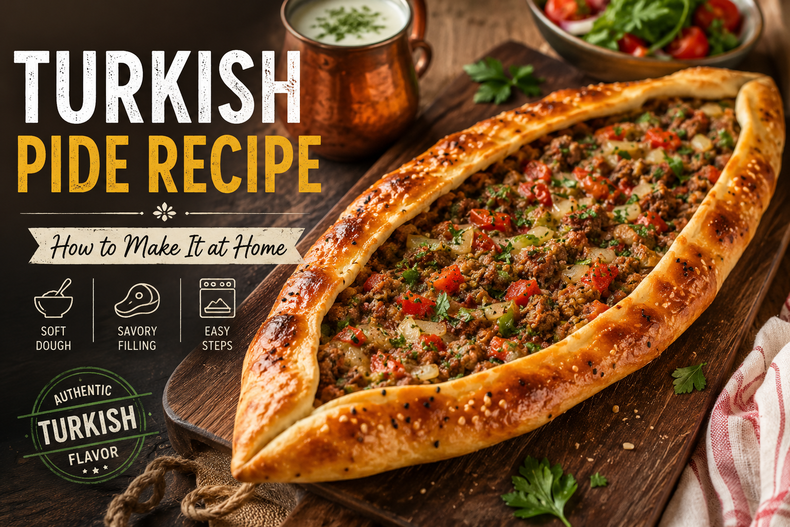 Turkish Pide Recipe: How to Make It at Home