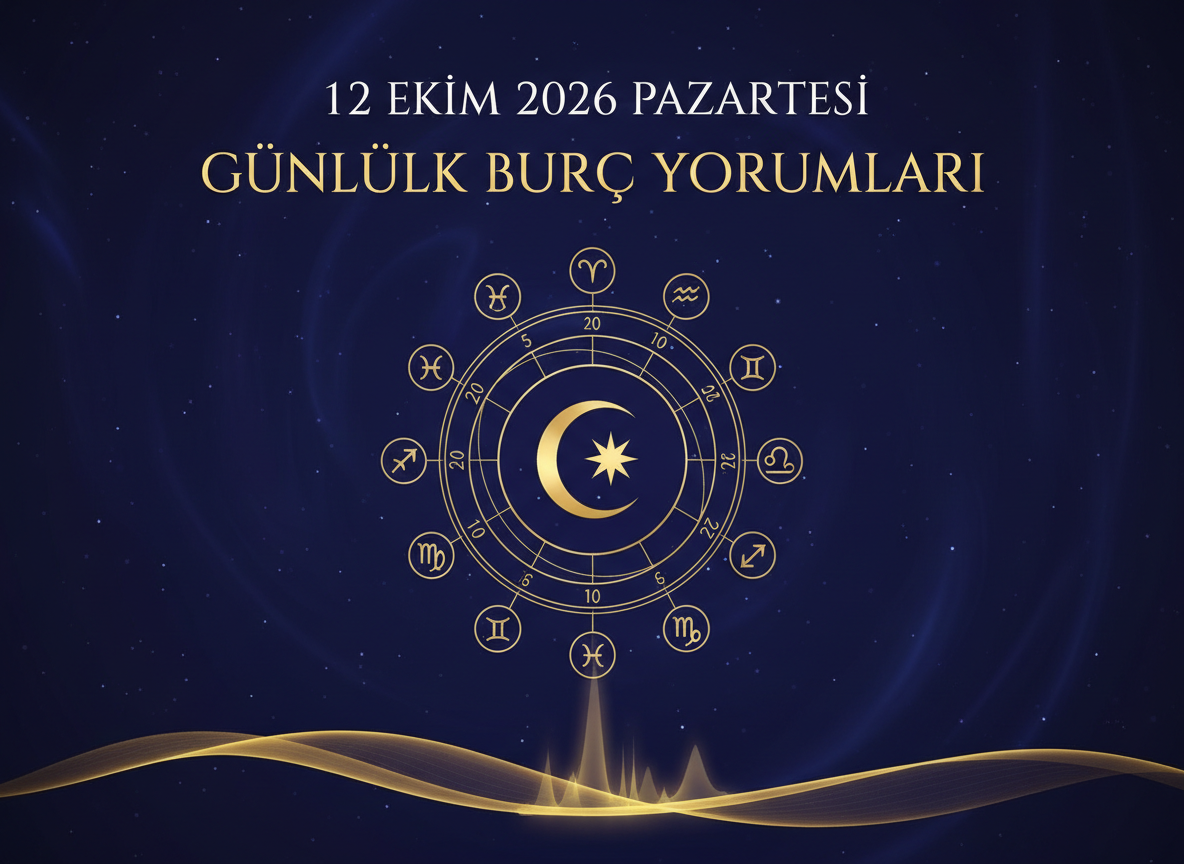 12 Ekim 2026 Pazartesi Günlük Burç Yorumları: Bugün Burçları Neler Bekliyor?