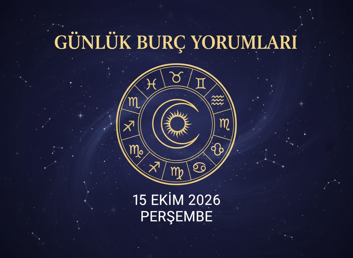 15 Ekim 2026 Perşembe Günlük Burç Yorumları: Bugün Burçları Neler Bekliyor?