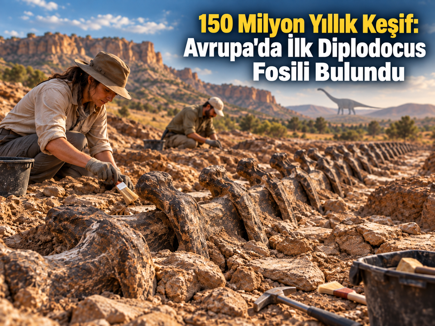 150 Milyon Yıllık Diplodocus Keşfi