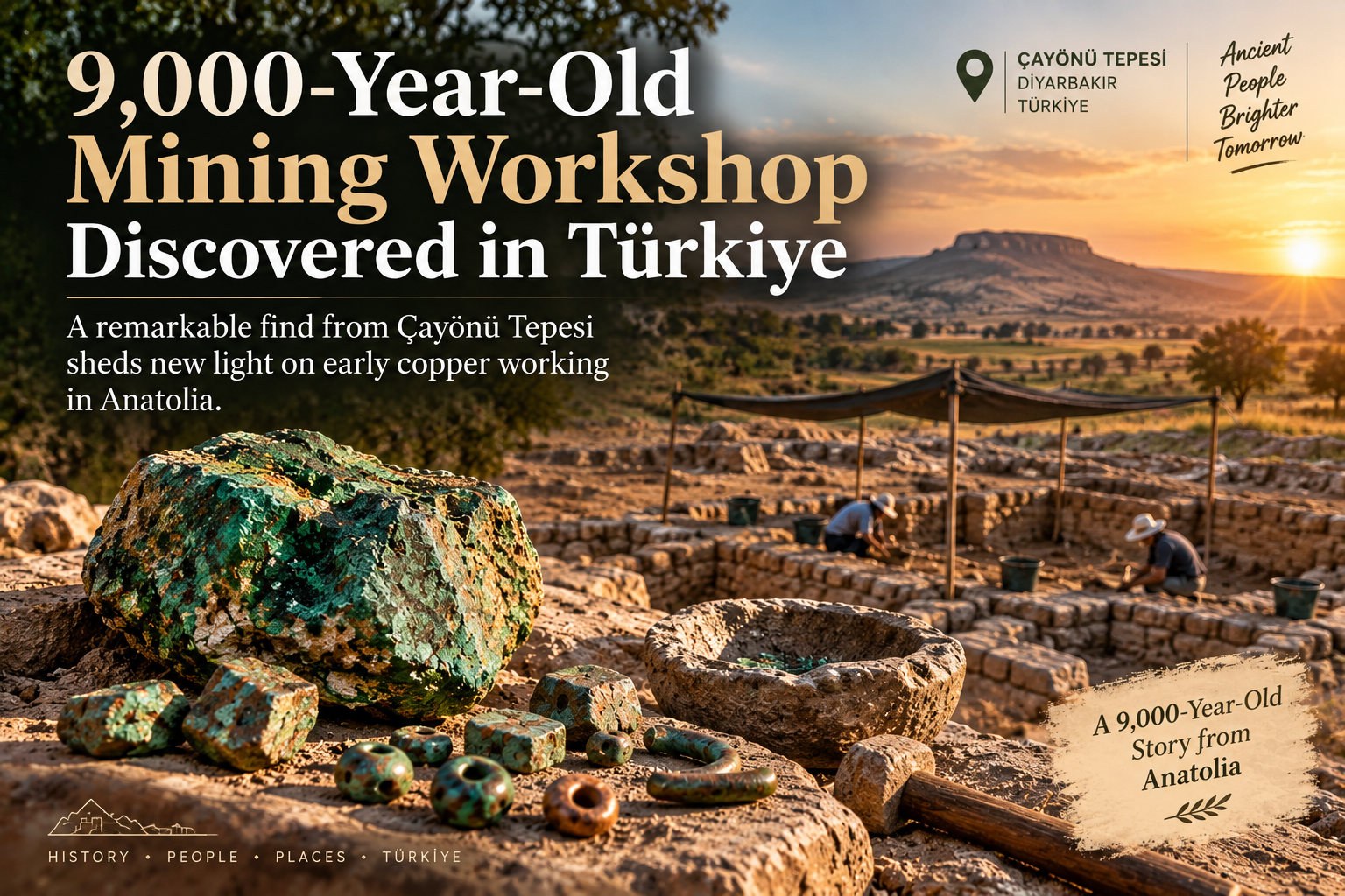 9,000-Year-Old Mining Workshop Discovered in Türkiye