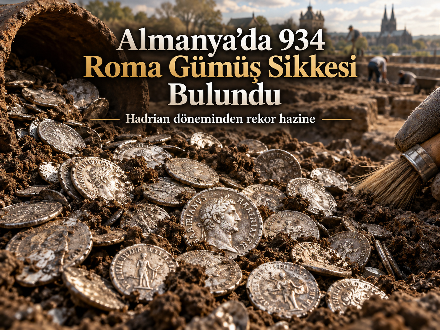 Almanya’da Roma Gümüş Hazinesi Bulundu