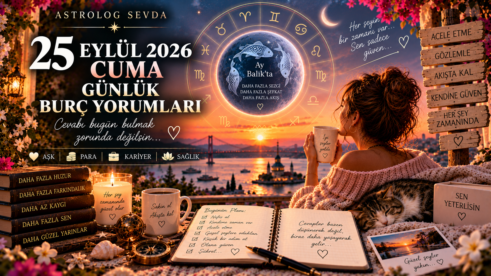25 Eylül 2026 Cuma Günlük Burç Yorumları: Cevabı Bugün Bulmak Zorunda Değilsin