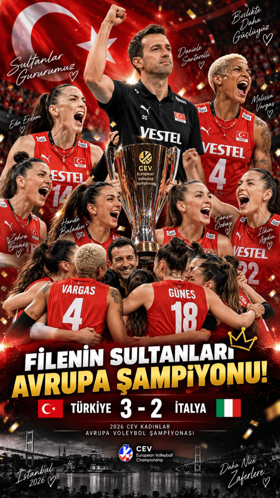 Filenin Sultanları Avrupa Şampiyonu