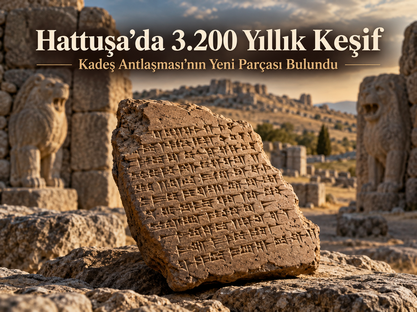 Hattuşa’da 3.200 Yıllık Keşif: Kadeş Barış Antlaşması’nın Yeni Parçası Bulundu