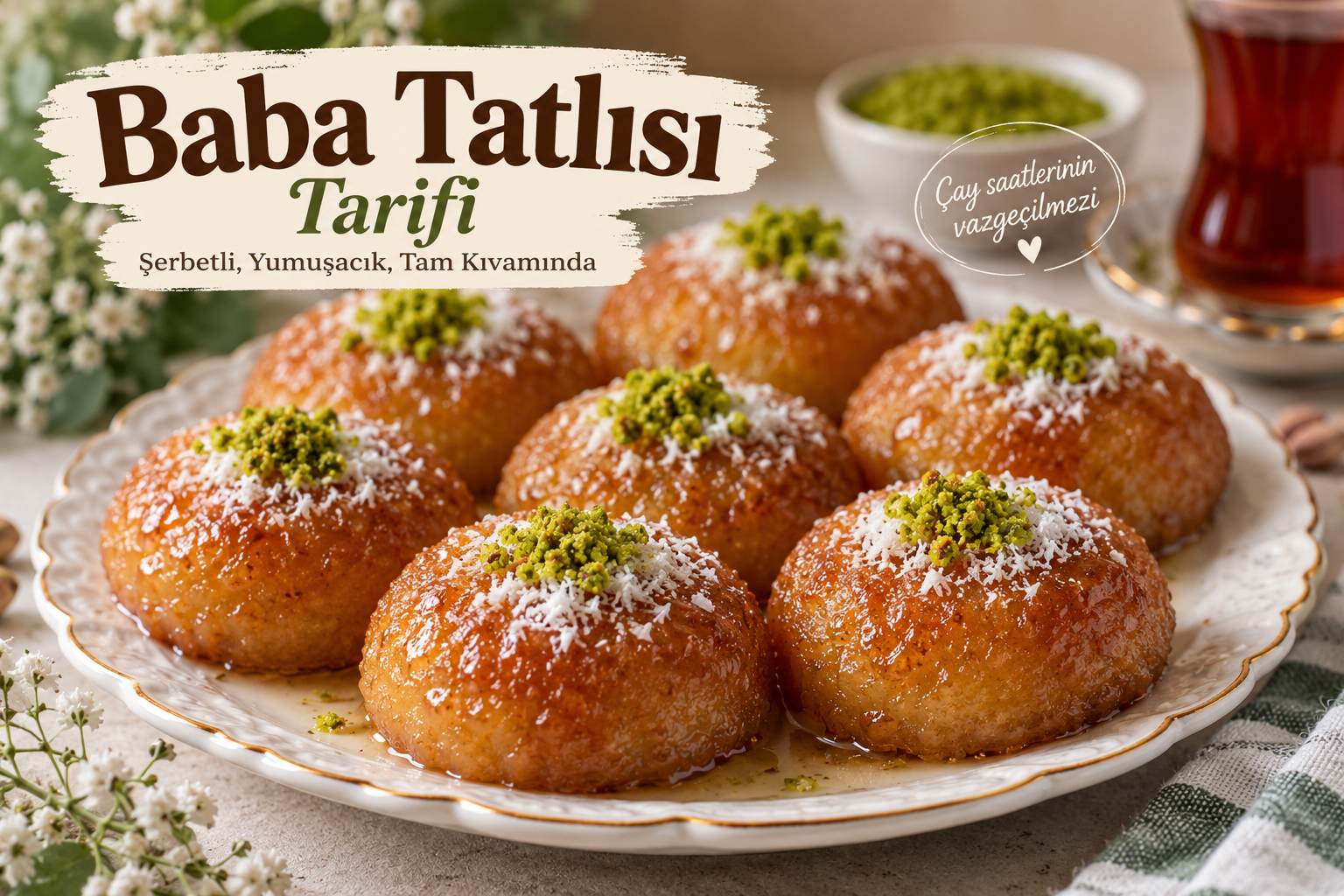 Baba Tatlısı Tarifi: Şerbetli, Yumuşacık ve Kolay