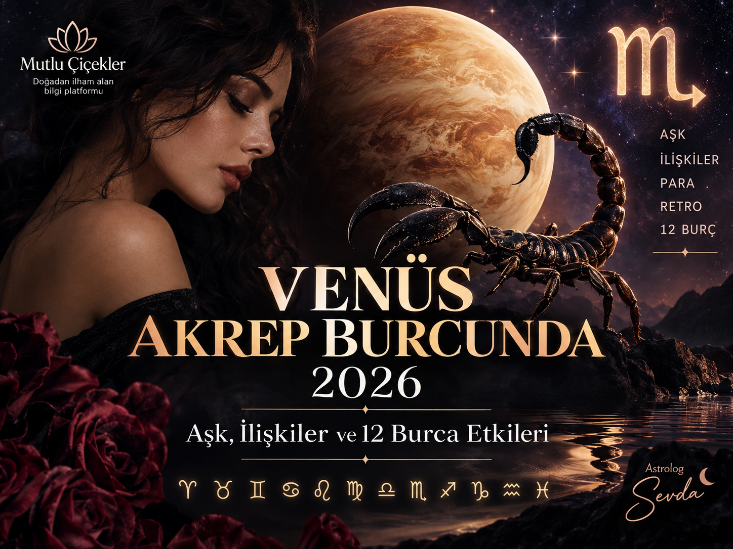 Venüs Akrep Burcunda 2026: Aşk, İlişkiler ve 12 Burca Etkileri