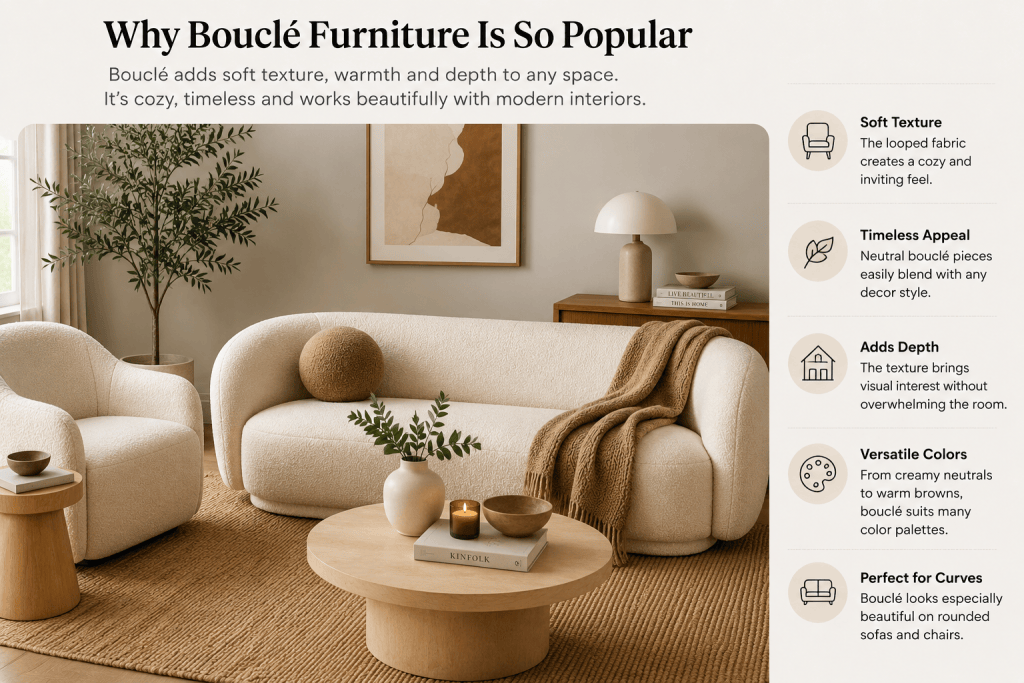 Why Is Bouclé Furniture So Popular