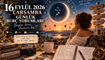 16 Eylül 2026 Çarşamba günlük burç yorumları Ay Yay burcunda Astrolog Sevda