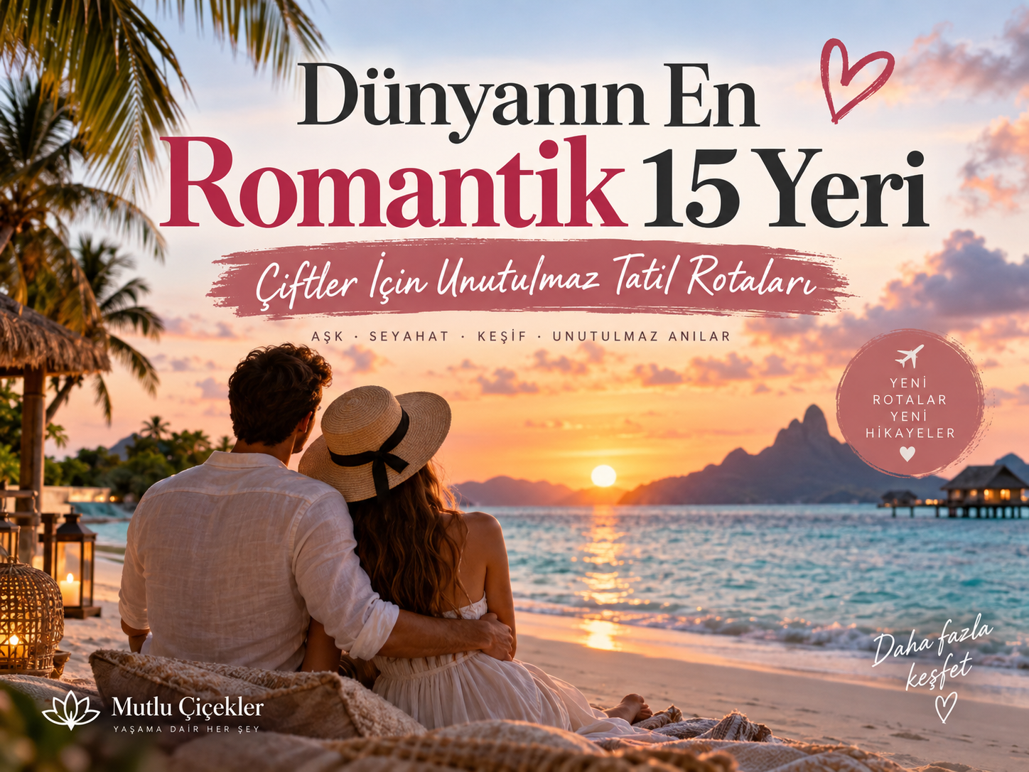 Dünyanın en romantik 15 yeri ve çiftler için romantik tatil rotaları