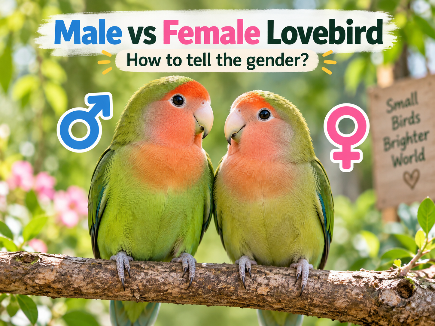 Male vs Female Lovebird How to Tell the Gender