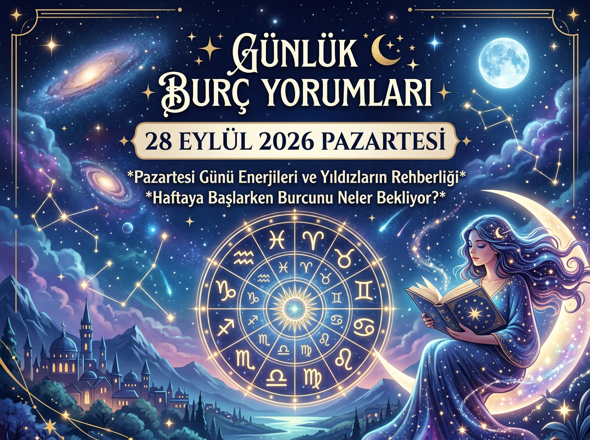 28 Eylül 2026 Pazartesi Günlük Burç Yorumları: Her Şeyi Kontrol Etmeye Çalışma