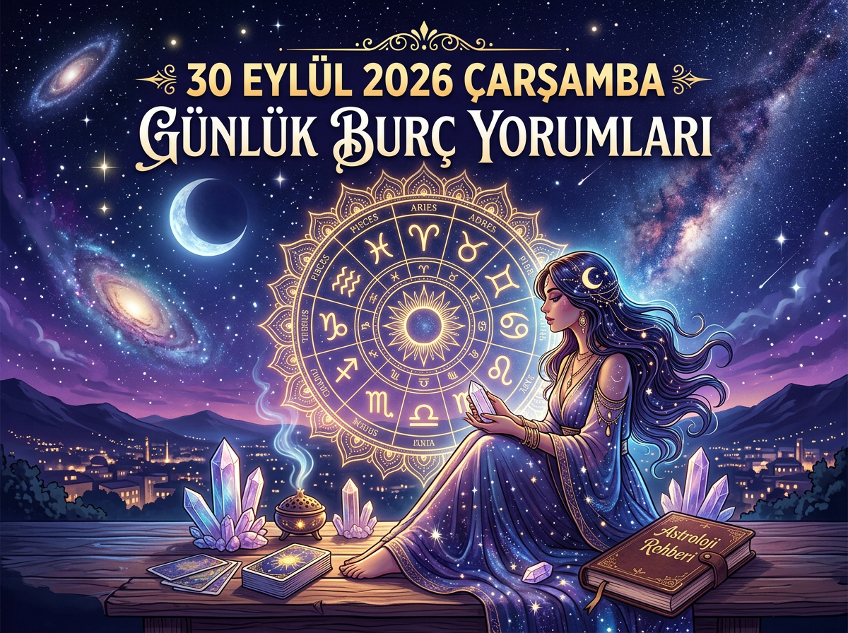 30 Eylül 2026 Çarşamba — Günlük Burç Yorumları; Astroloji Rehberi