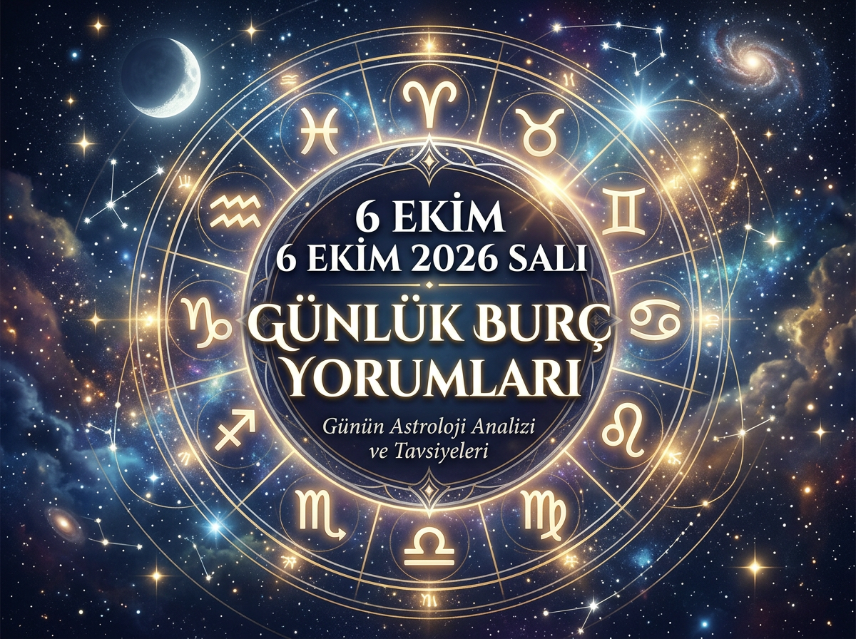 6 Ekim 2026 Salı Günlük Burç Yorumları: Bugün Burçları Neler Bekliyor?
