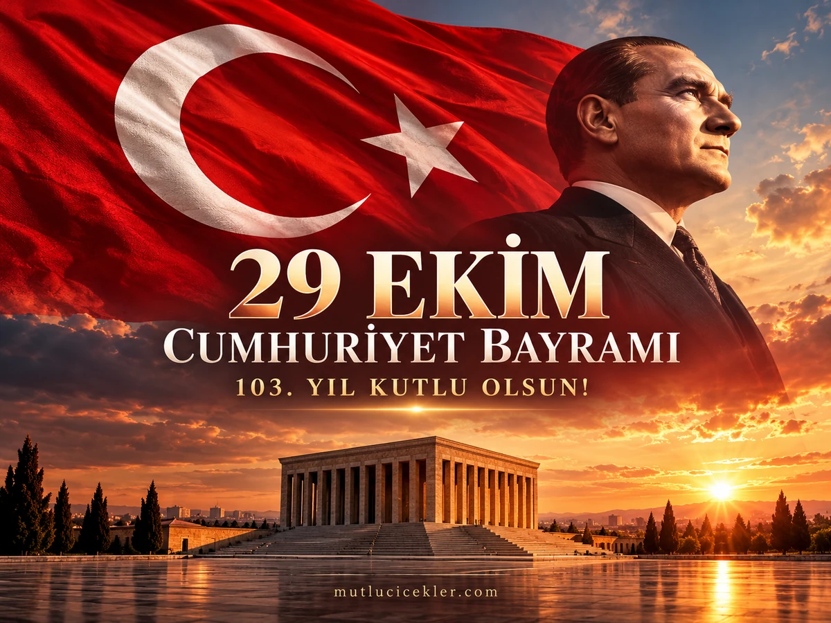 29 Ekim Cumhuriyet Bayramı 2026: Cumhuriyetimizin 103. Yılı Kutlu Olsun!
