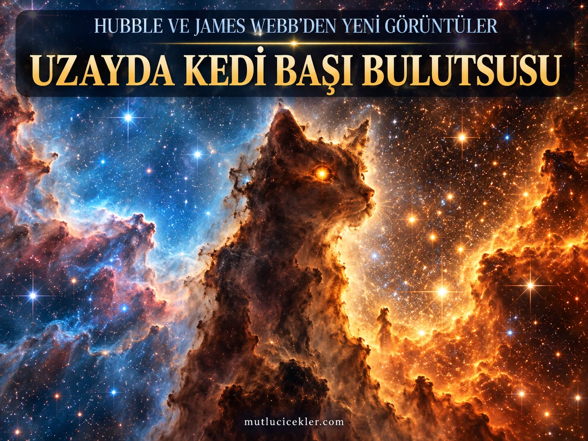 NASA’dan Uzayda Kedi Başı Bulutsusu Görüntüleri: Hubble ve James Webb Aynı Bölgeyi Gösterdi
