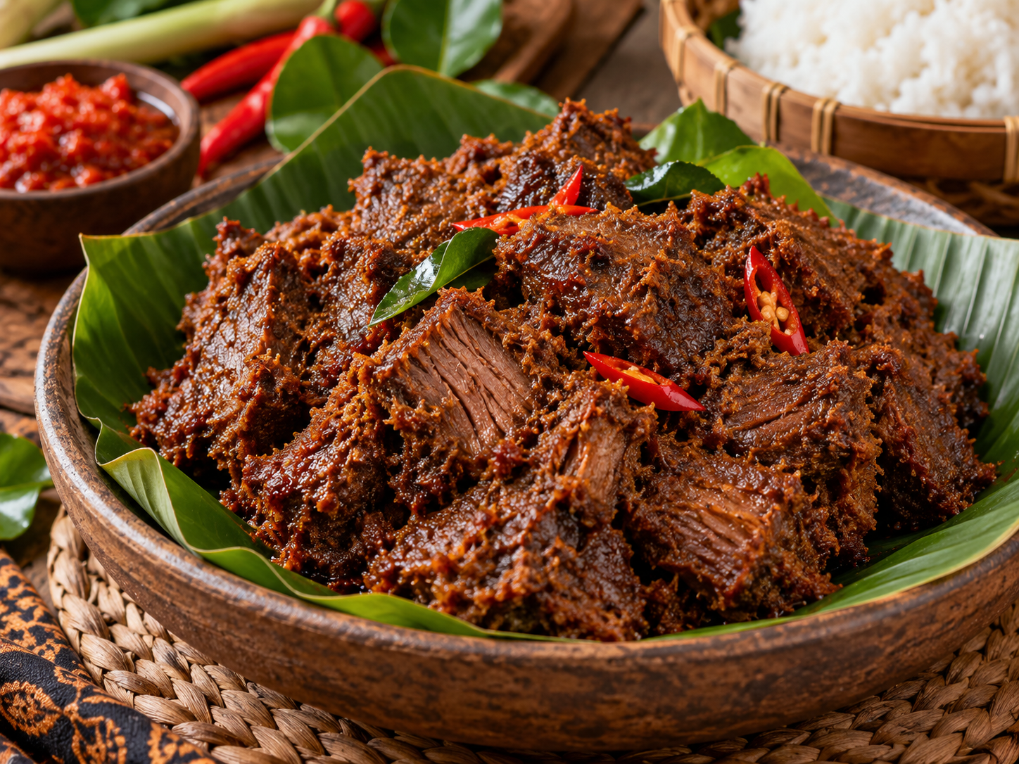 Authentic Indonesian Beef Rendang Recipe (Rendang Daging)