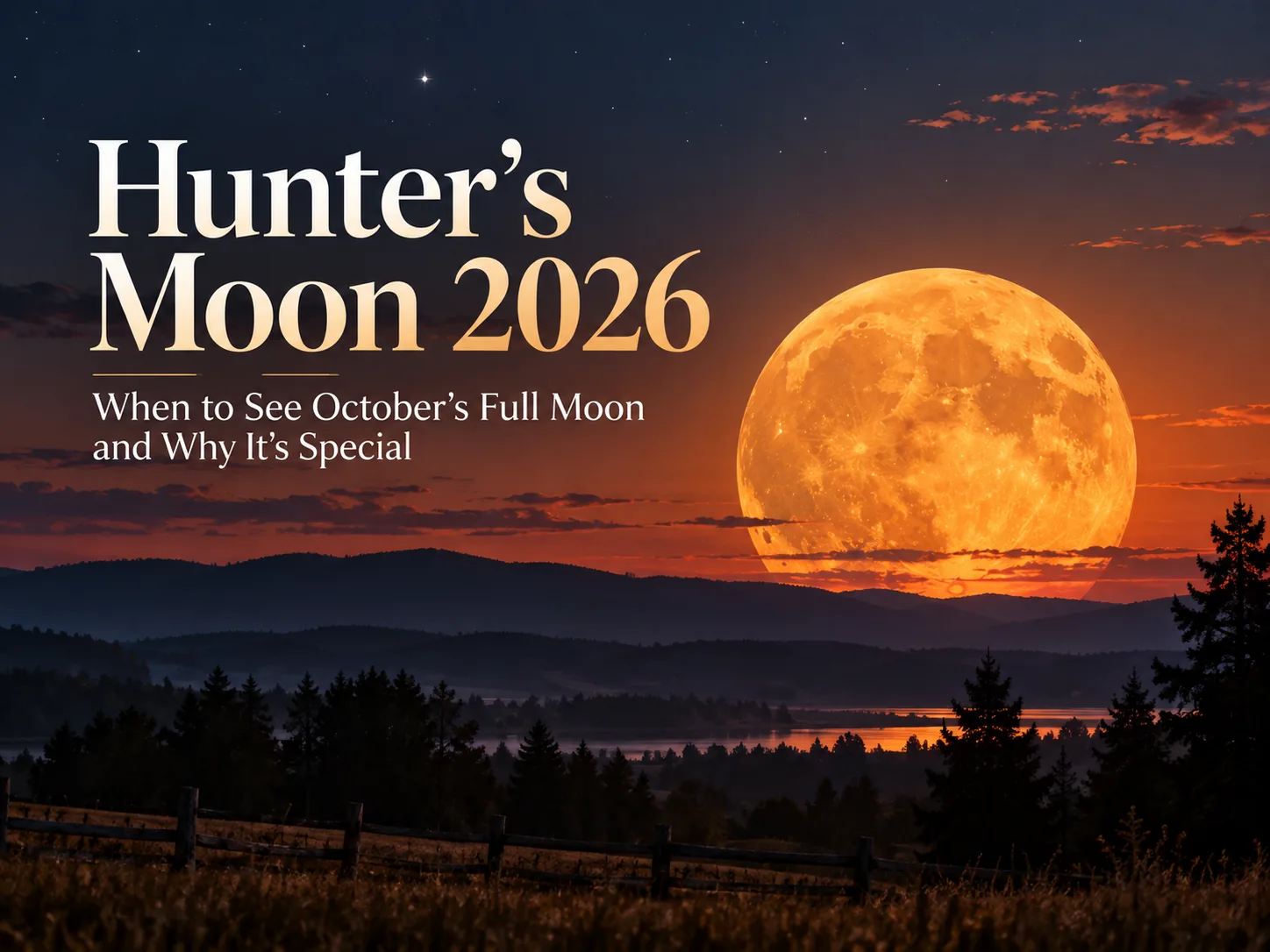 Hunter’s Moon 2026: When to See October’s Full Moon and Why It’s Special