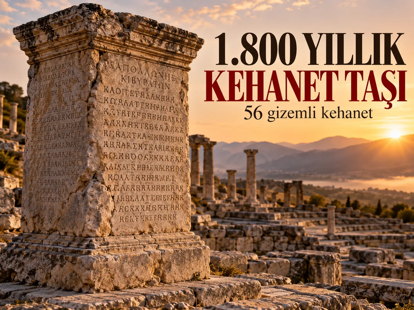 Burdur’da 1.800 Yıllık Kehanet Taşı: Üzerinde 56 Falın Talimatı Var
