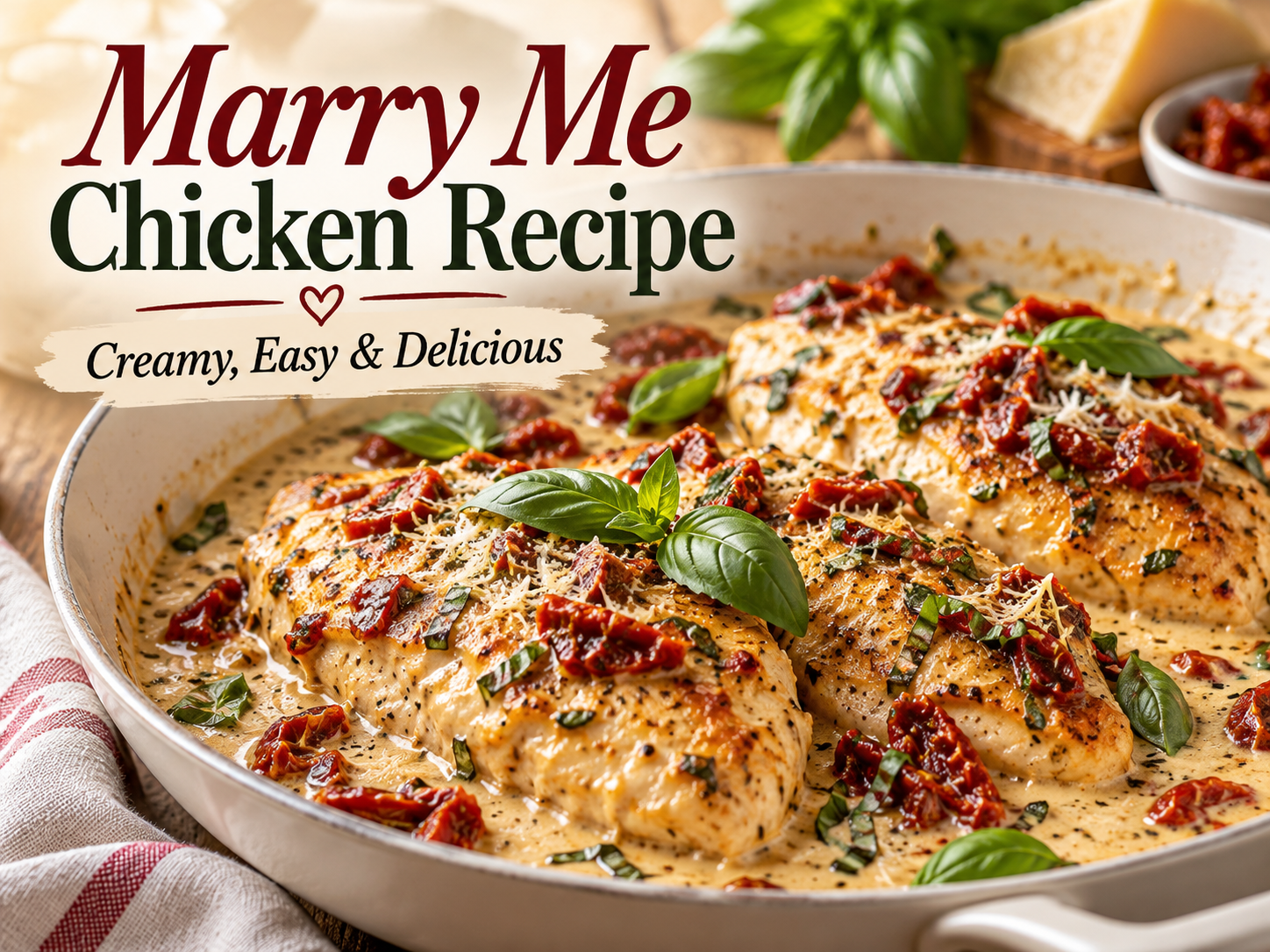 Marry Me Chicken Recipe: Creamy, Easy & Delicious