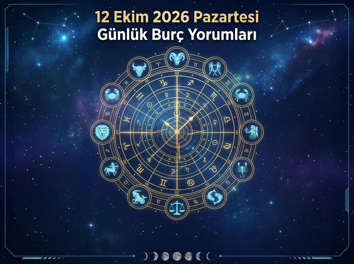 12 Ekim 2026 Pazartesi Günlük Burç Yorumları: Bugün Burçları Neler Bekliyor?