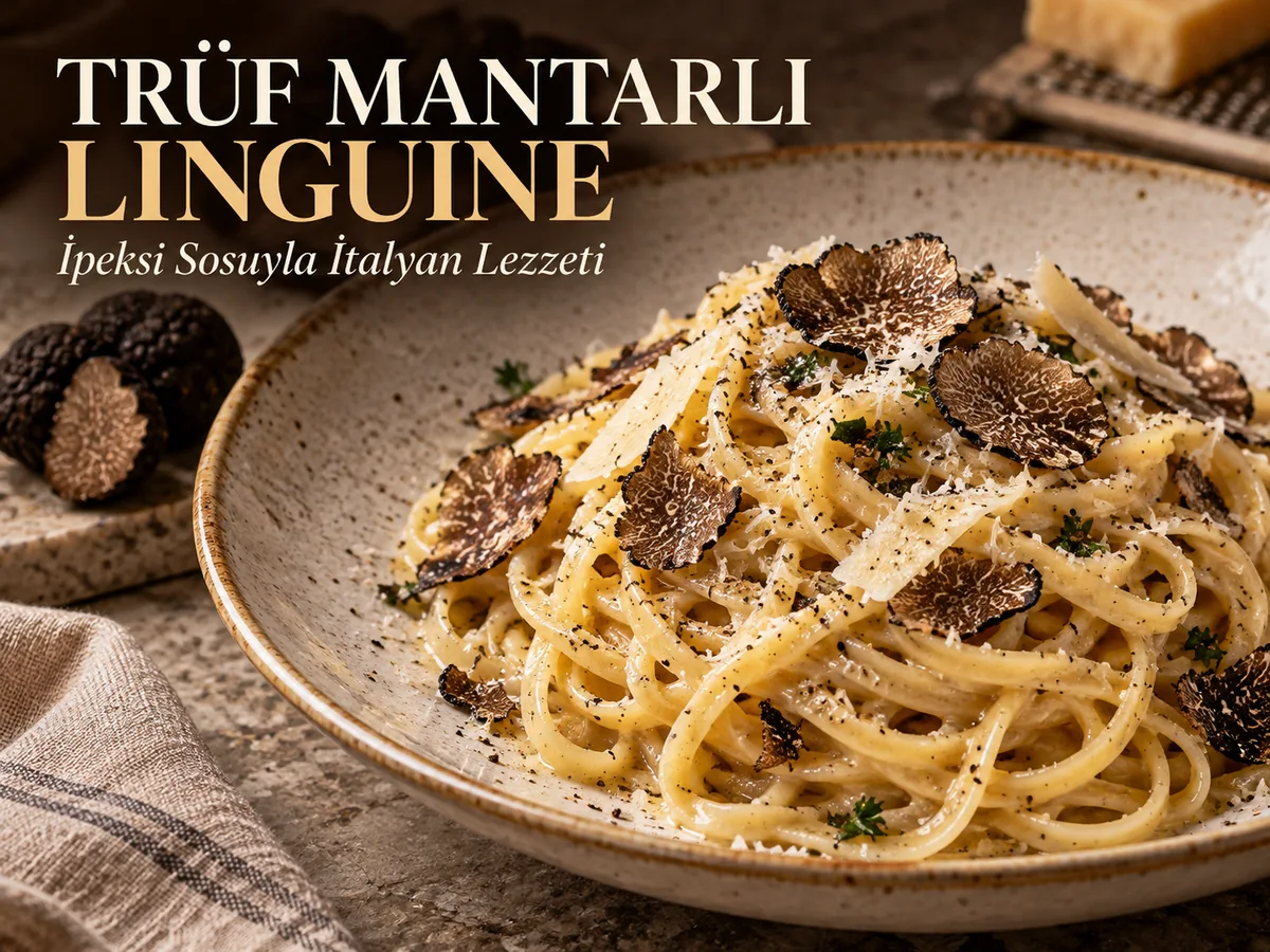 Trüf Mantarlı Linguine Tarifi: İpeksi Sosun Püf Noktaları
