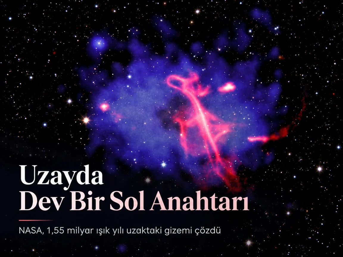 Uzayda Dev Bir Sol Anahtarı: NASA, 1,55 Milyar Işık Yılı Uzaklıktaki Gizemi Çözdü