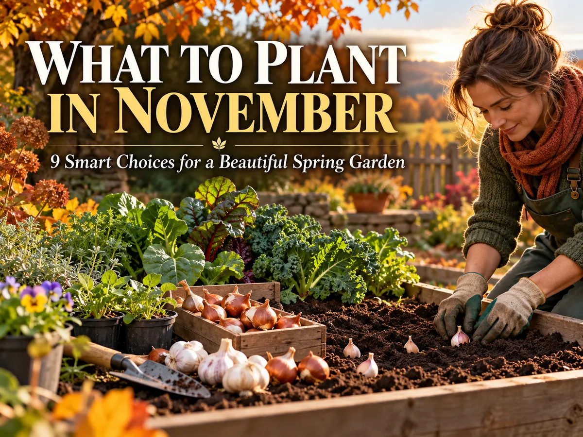 What to Plant in November: 9 Smart Choices for a Beautiful Spring Garden