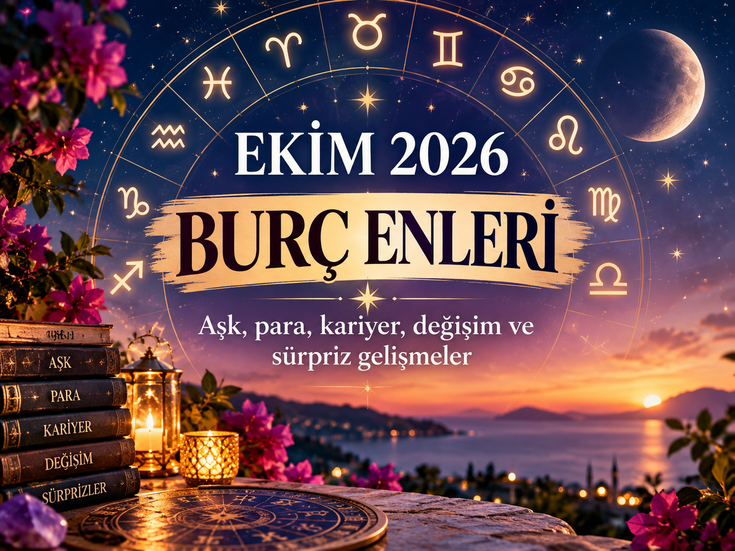 Ekim 2026 burç enleri aşk para kariyer değişim ve sürpriz gelişmeler